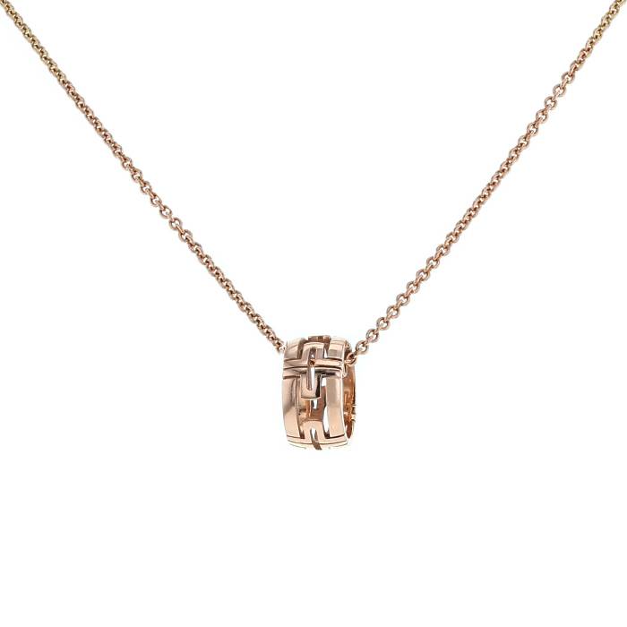 [GALE]PARENTESI NECKLACE PINK GOLD