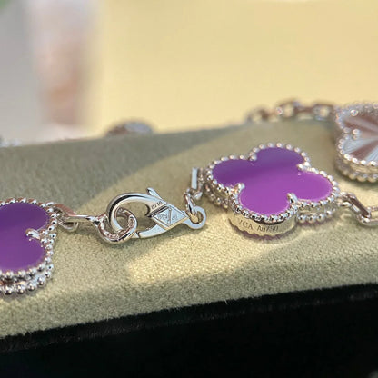[GALE] CLOVER 5 MOTIF VIOLET BRACELET COLLECTION