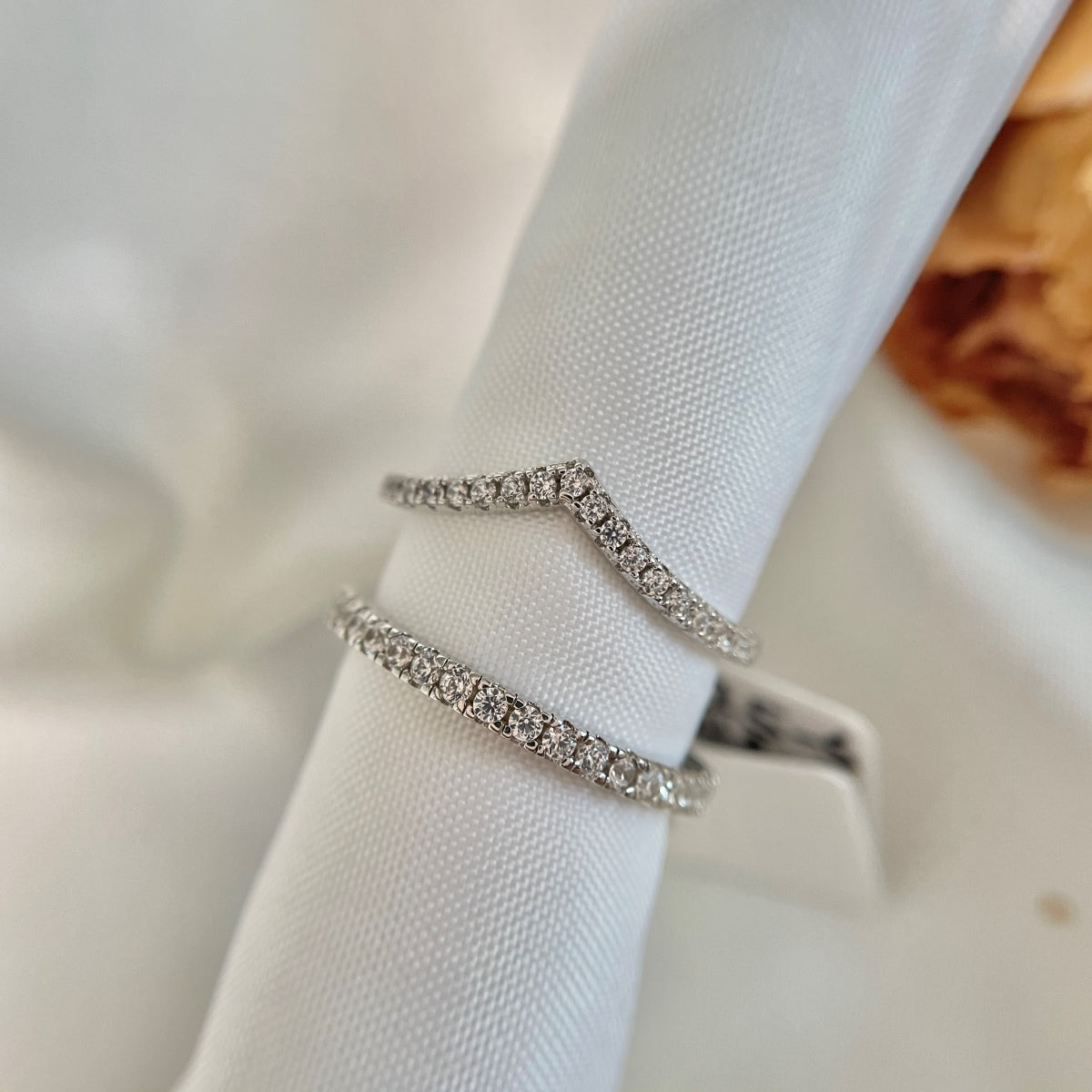 [GALE]Elaborate Tennis Band Ring