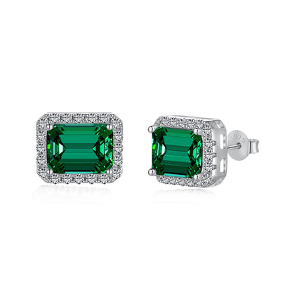 [GALE]Luxurious Dainty Emerald Cut Banquet Earrings