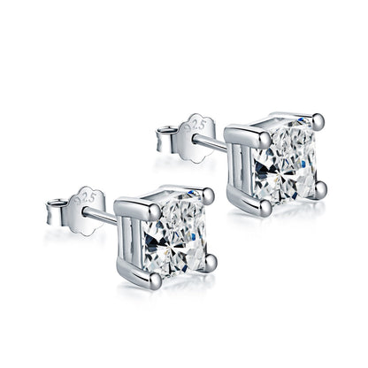 [GALE]Delicate Square Shape Earrings
