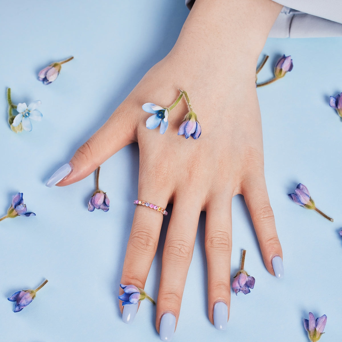 [GALE]Dazzling Resplendent Round Cut Party Ring