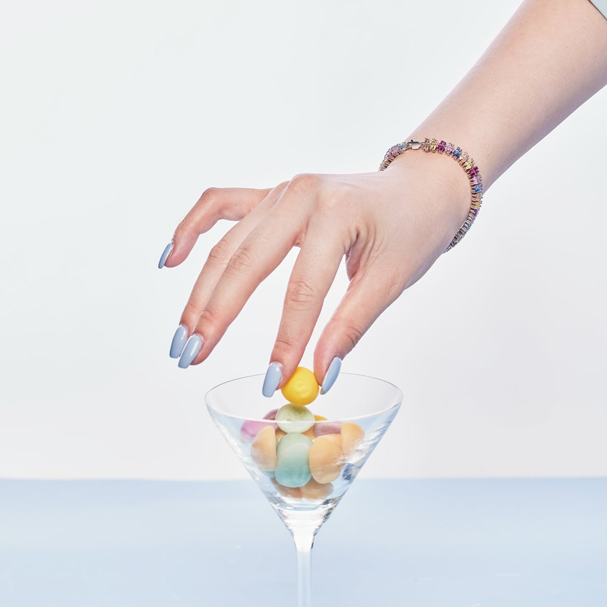 [GALE]Sparkling Exquisite Multi Cut Party Bracelet