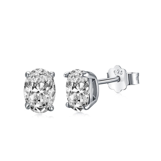 [GALE]Oval Classic Dignified Elegant Earrings