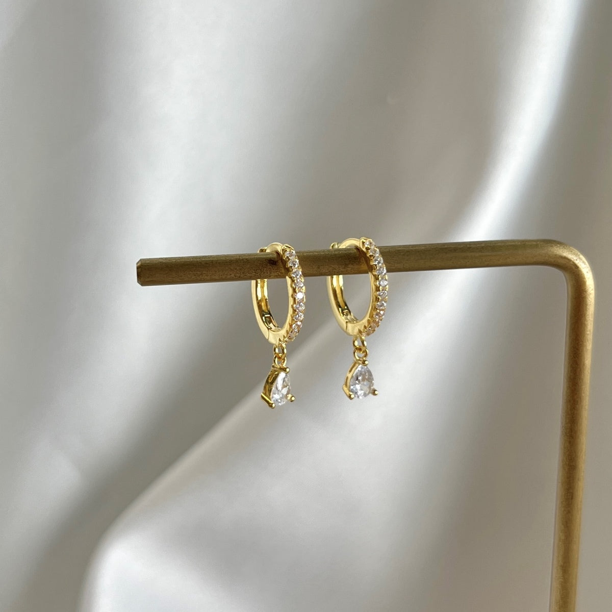 [GALE]Luxurious Geometric Drop Earrings