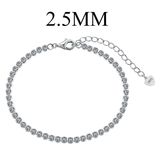 [GALE]Dazzling Sparkling Round Cut Daily Bracelet