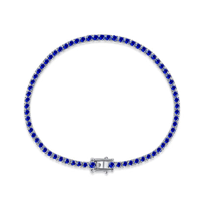 [GALE]Dazzling Colorful Round Cut Daily Bracelet