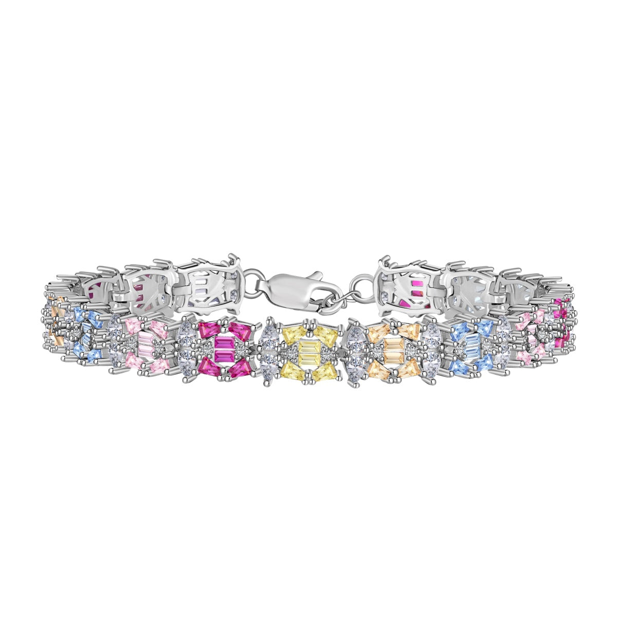 [GALE]Delicate Colorful Multi Cut Party Bracelet