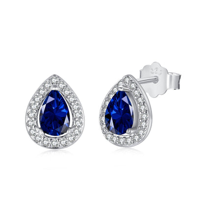 [GALE]Luxurious Water Drop Shape Earrings