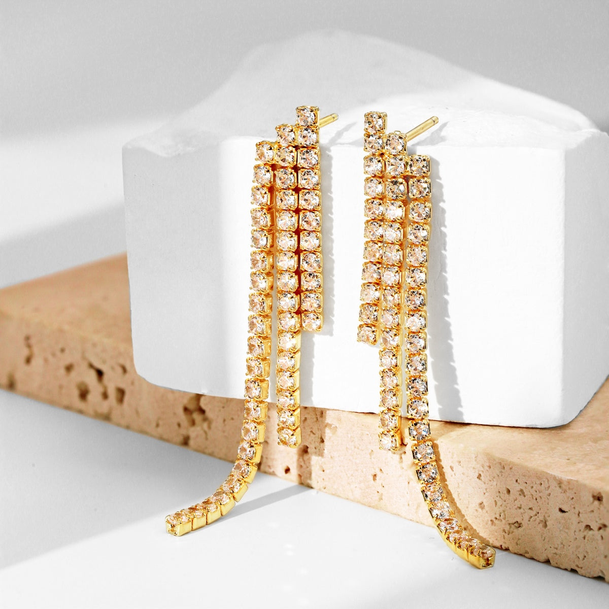 [GALE]Luxurious Dainty Banquet Earrings