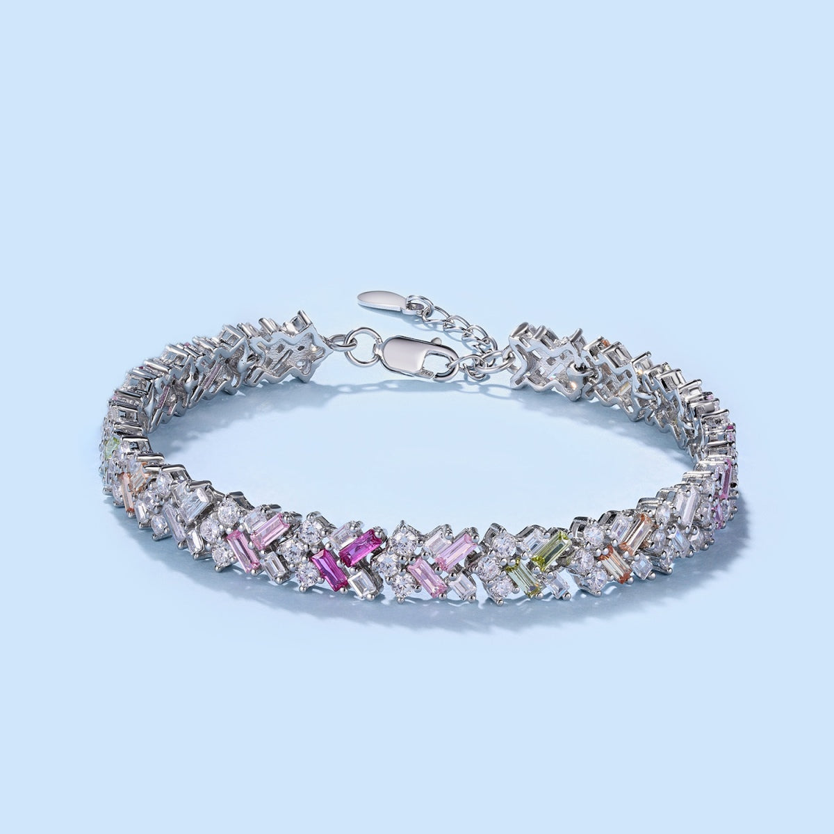 [GALE]Dazzling Unique Multi Shape Daily Bracelet