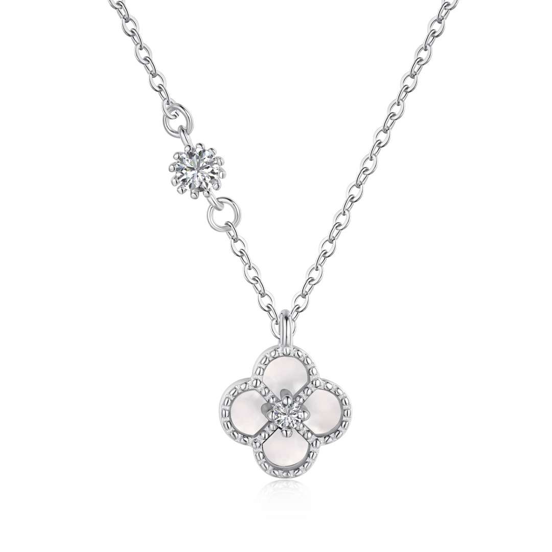 [GALE]Delicate Flower Shape Necklace