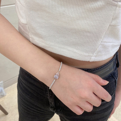 [GALE]Dazzling Unique Multi Shape Lover Bracelet