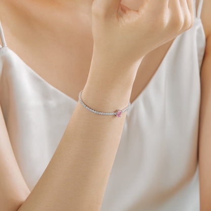 [GALE]0.75 Carat Exquisite Oval Cut Daily Bracelet