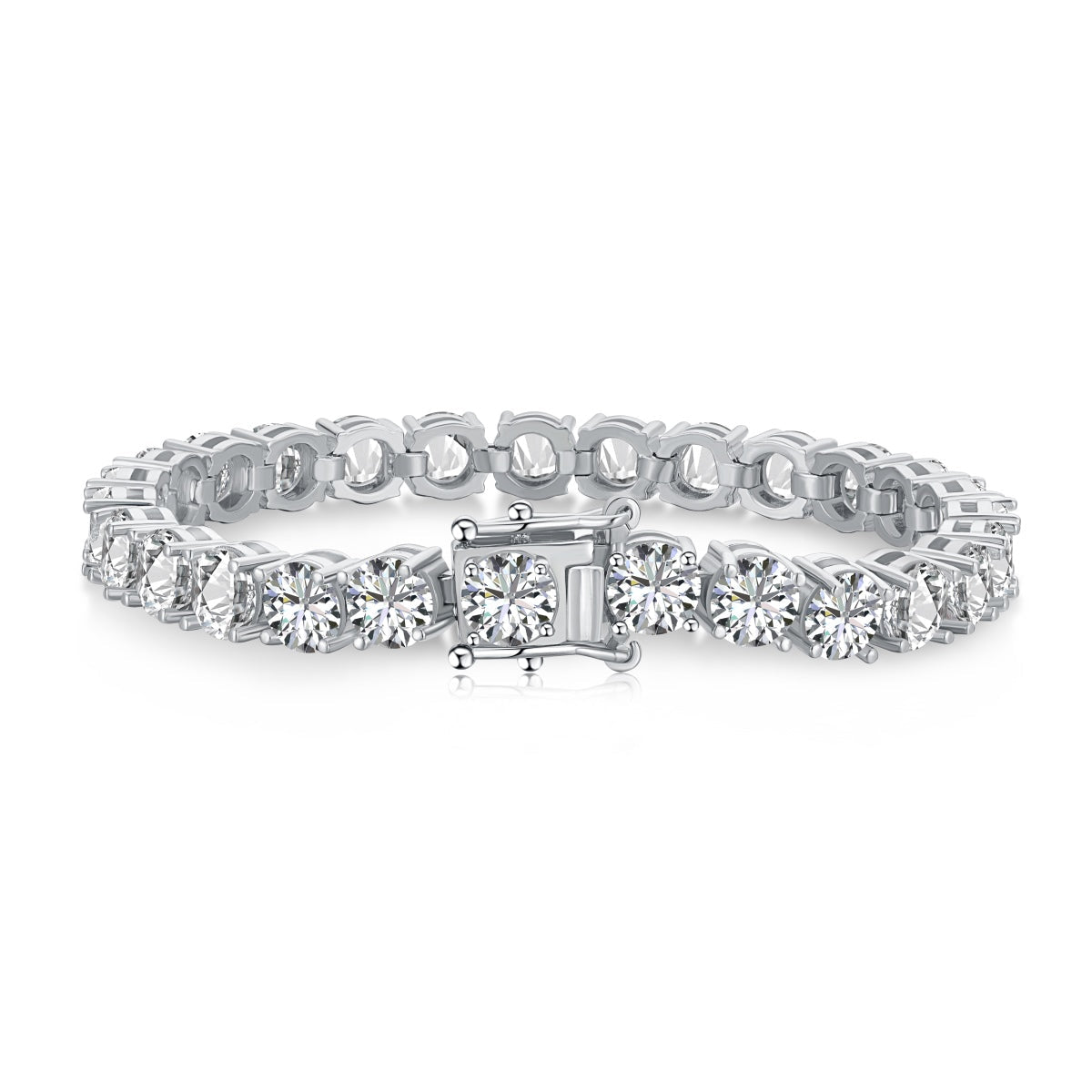 [GALE]0.75 Carat Dazzling Round Cut Wedding Bracelet