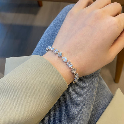 [GALE]Unique Exquisite Multi Cut Daily Bracelet