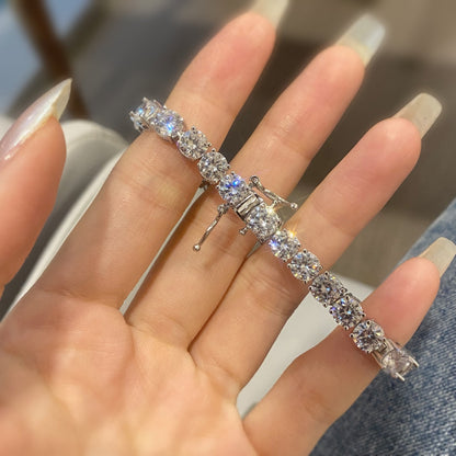 [GALE]0.75 Carat Dazzling Round Cut Wedding Bracelet