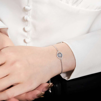 [GALE]Dazzling Eye Shape Necklace