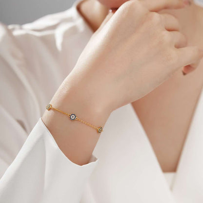 [GALE]Delicate Round Shape Pendent Necklace