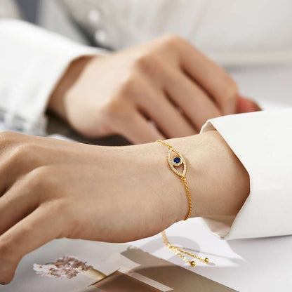 [GALE]Devil's Eye Hollow Design Bracelet