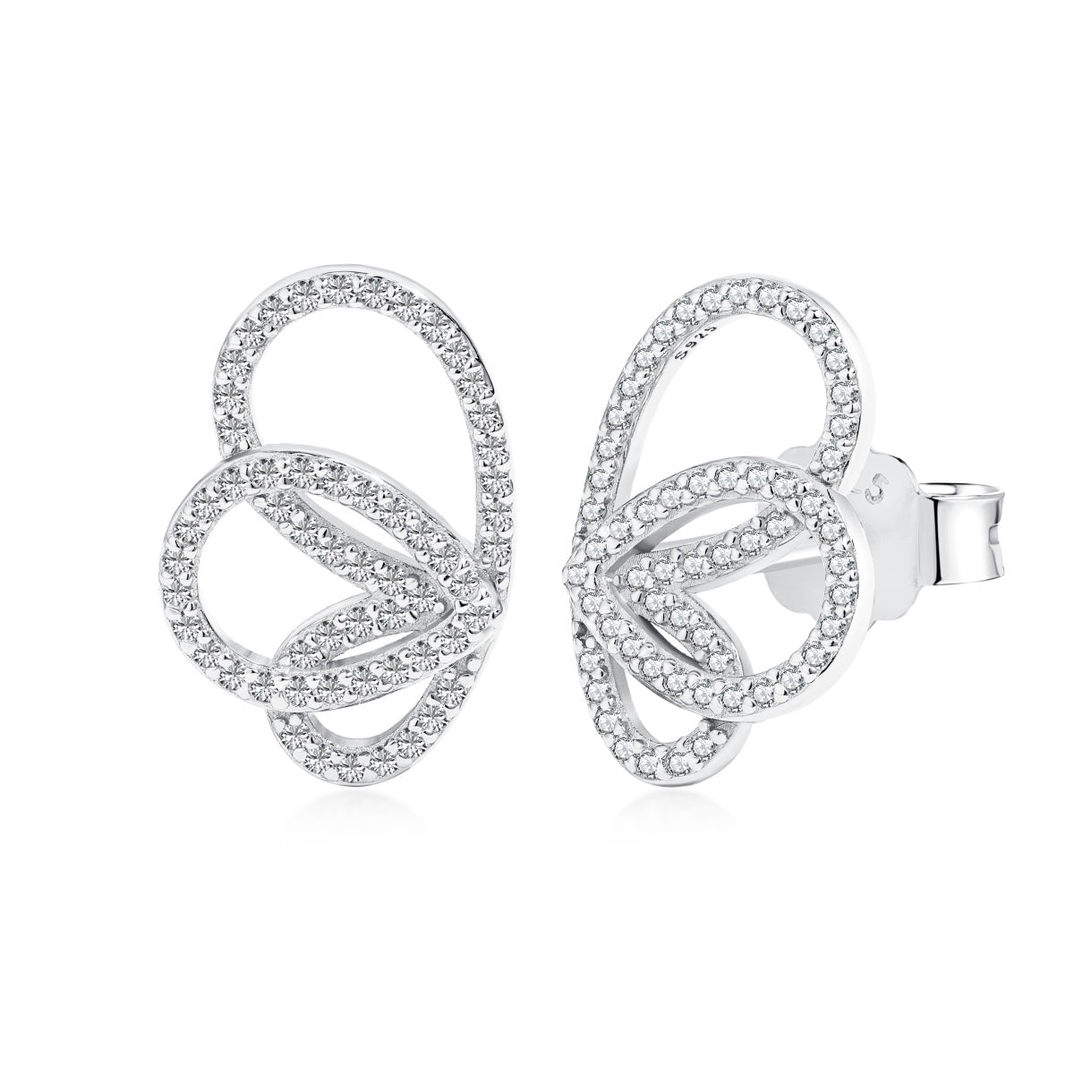[GALE]Exquisite Butterfly Shape Earrings