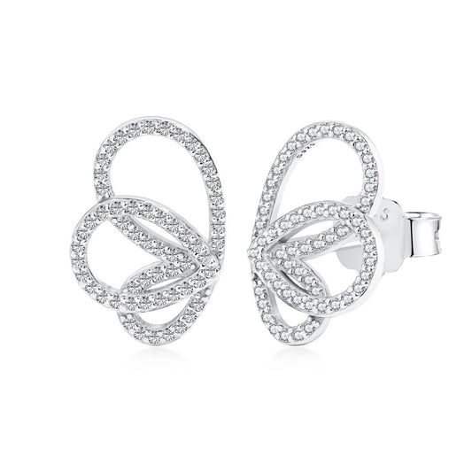 [GALE]Exquisite Butterfly Shape Earrings
