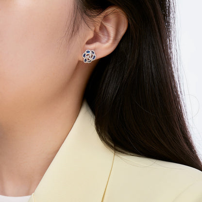 [GALE]Exquisite Flower Shape Daily Earrings