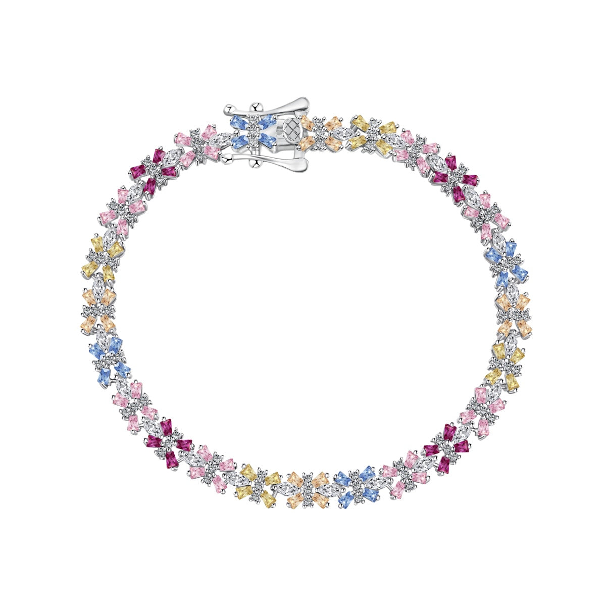 [GALE]Unique Colorful Butterfly Shape Party Bracelet