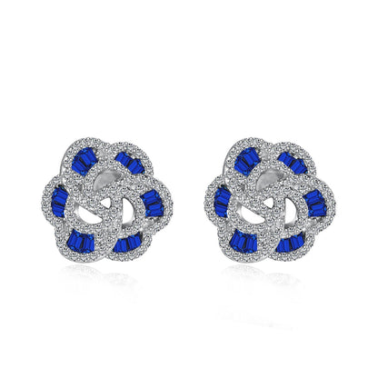 [GALE]Exquisite Flower Shape Daily Earrings