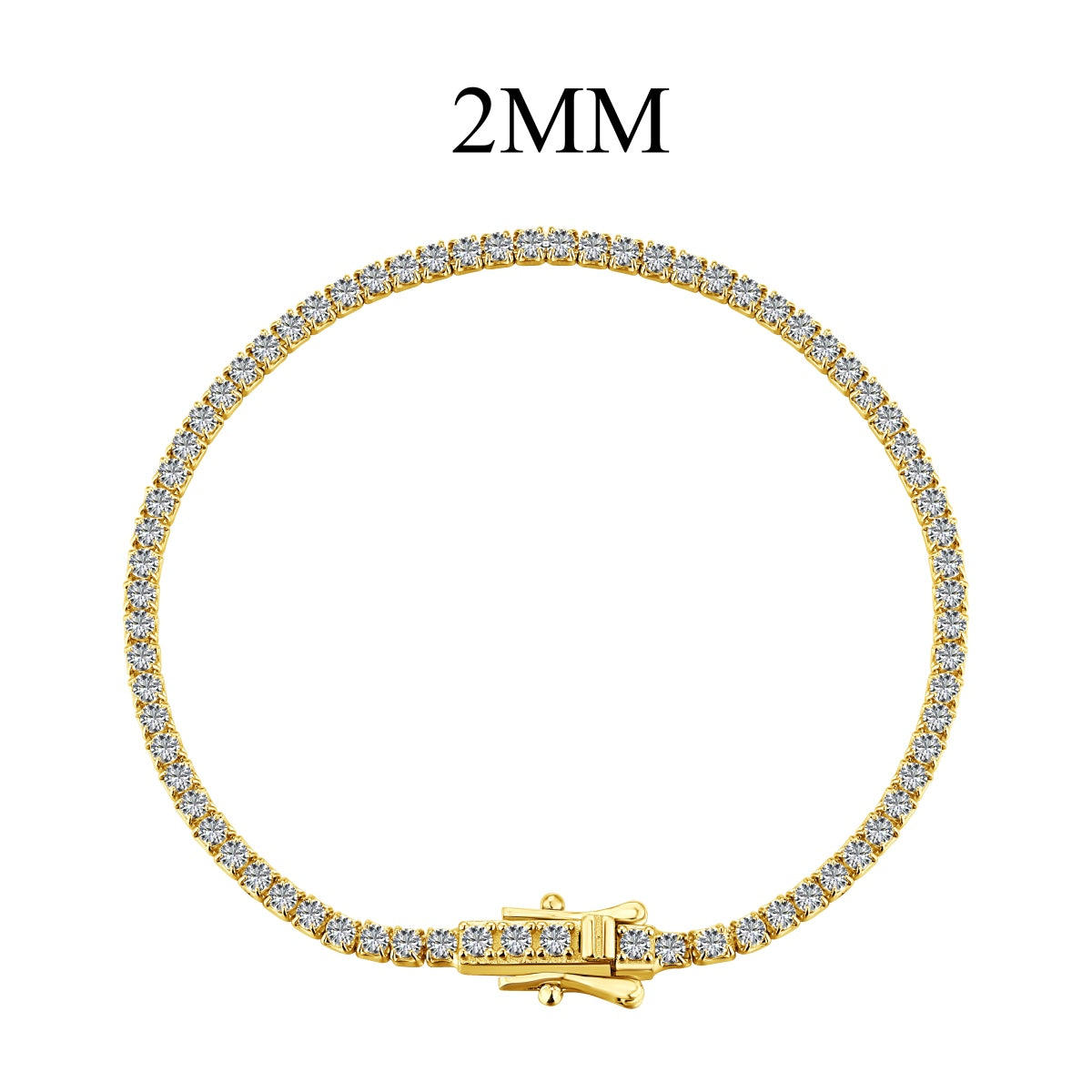 [GALE]Radiant Colorful Round Cut Party Bracelet