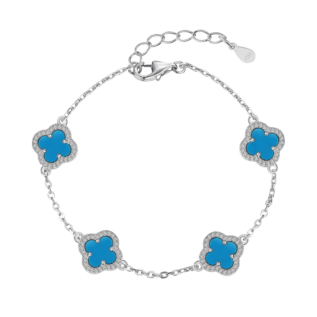 [GALE]Four-Leaf Clover Exquisite Bracelet