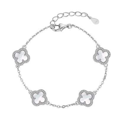 [GALE]Four-Leaf Clover Exquisite Bracelet