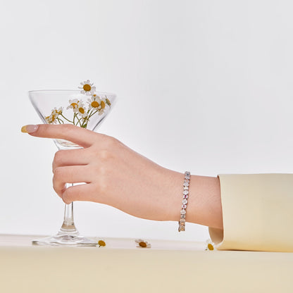 [GALE]Dazzling Radiant Multi Cut Daily Bracelet