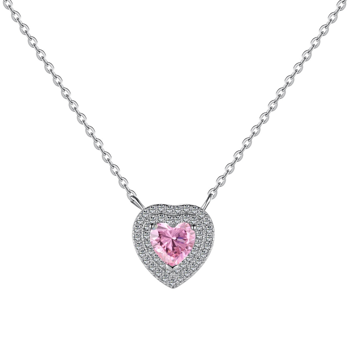 [GALE]Exquisite Heart Shape Necklace