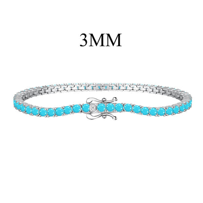 [GALE]Dainty Charming Round Cut Tennis Bracelet