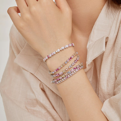 [GALE]Delicate Colorful Multi Cut Daily Bracelet
