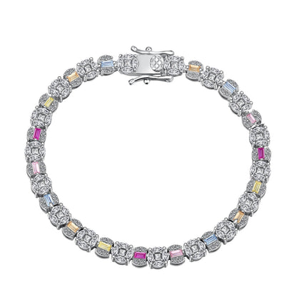 [GALE]Dazzling Radiant Multi Cut Daily Bracelet