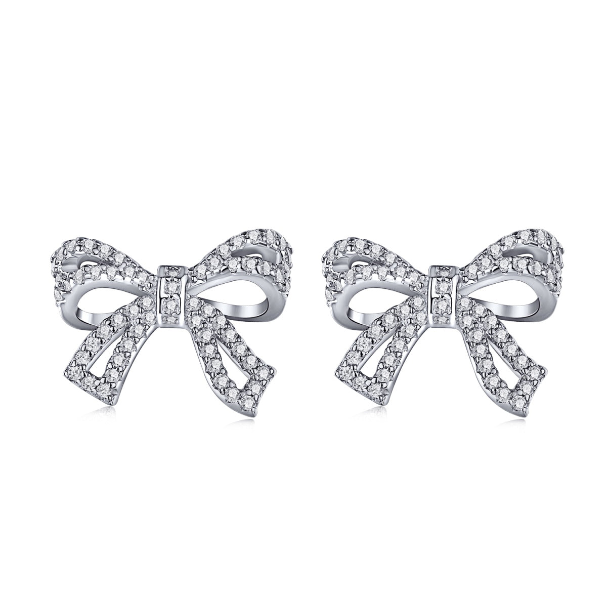 [GALE]Dainty Bow Shape Earrings
