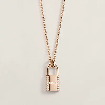 [GALE]HM ADVANCED NICHE LOCK HEAD NECKLACE DIAMONDS
