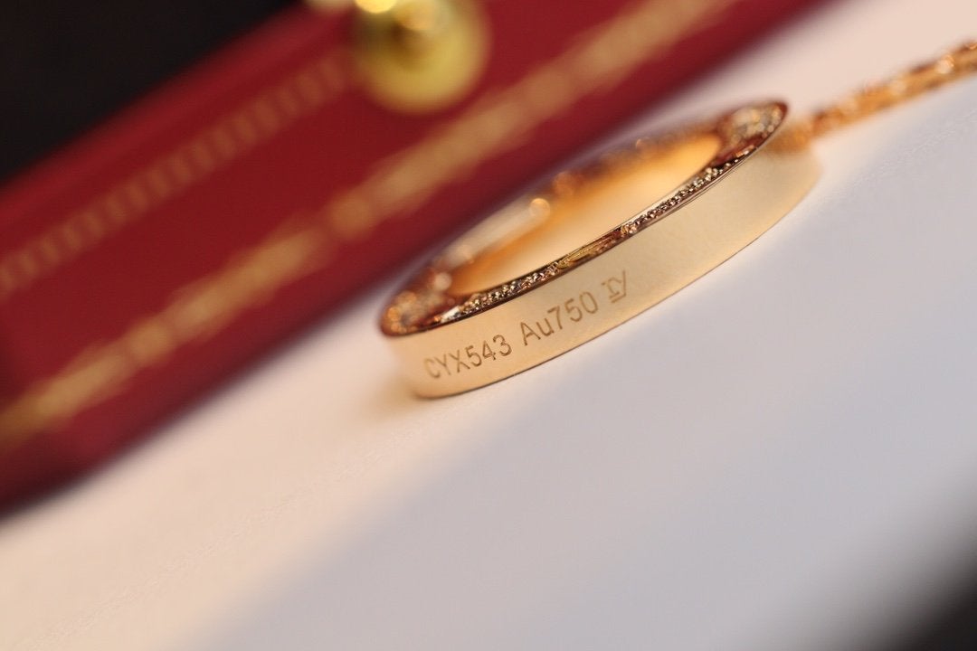 [GALE]LOVE NECKLACE ADJUSTABLE ROSE GOLD