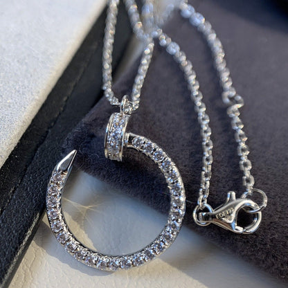 [GALE]JUSTE NECKLACE SILVER DIAMONDS