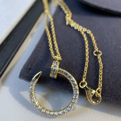 [GALE]JUSTE NECKLACE GOLD DIAMONDS