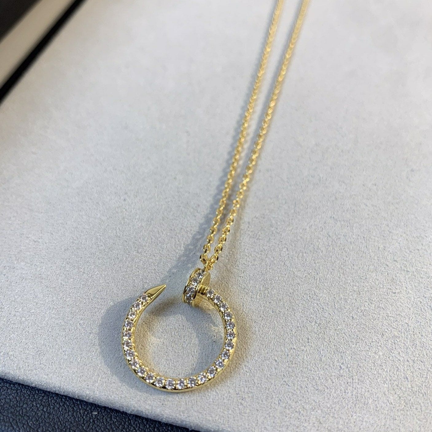 [GALE]JUSTE NECKLACE GOLD DIAMONDS