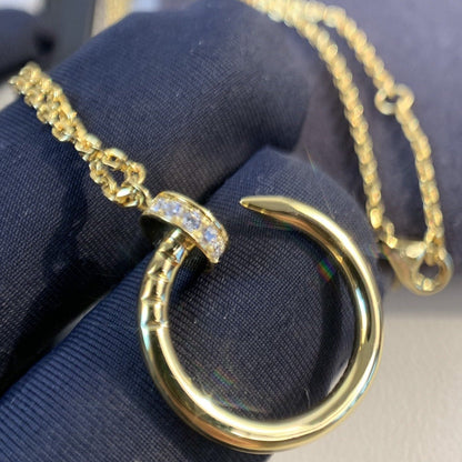 [GALE]JUSTE NECKLACE GOLD DIAMONDS