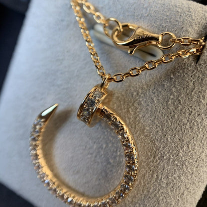 [GALE]JUSTE NECKLACE PINK GOLD DIAMONDS