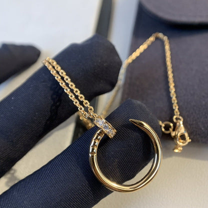 [GALE]JUSTE NECKLACE PINK GOLD DIAMONDS