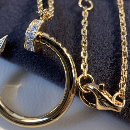 [GALE]JUSTE NECKLACE PINK GOLD