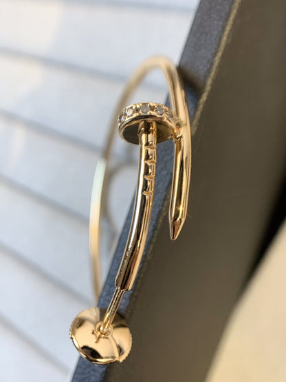 [GALE]JUSTE EARRINGS GOLD DIAMONDS 1.8MM