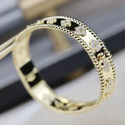 [GALE]CLOVER BRACELET 8MM DIAMONDS