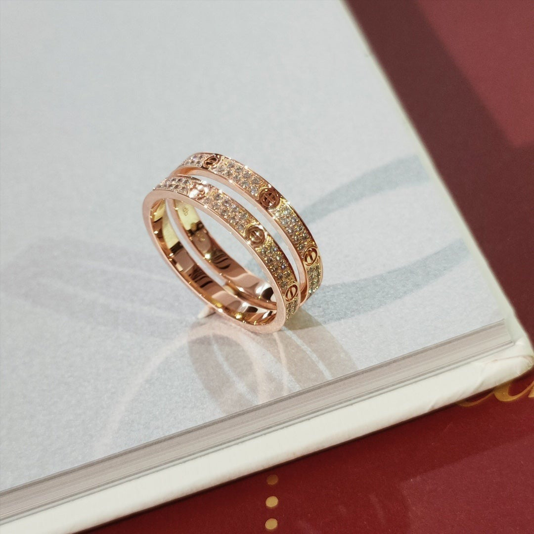 [GALE]LOVE RING 2.65MM DIAMOND